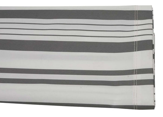 Cosmo Casa - Vervangende hoes luifel - Volledige cassette zonwering - 5x3m - Polyester grijswit