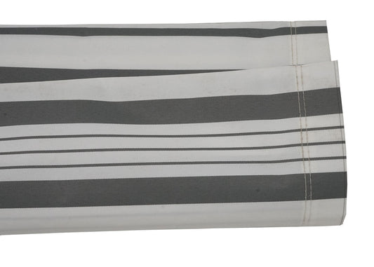 Cosmo Casa - Vervangende hoes luifel - Volledige cassette zonwering - 5x3m - Polyester grijswit