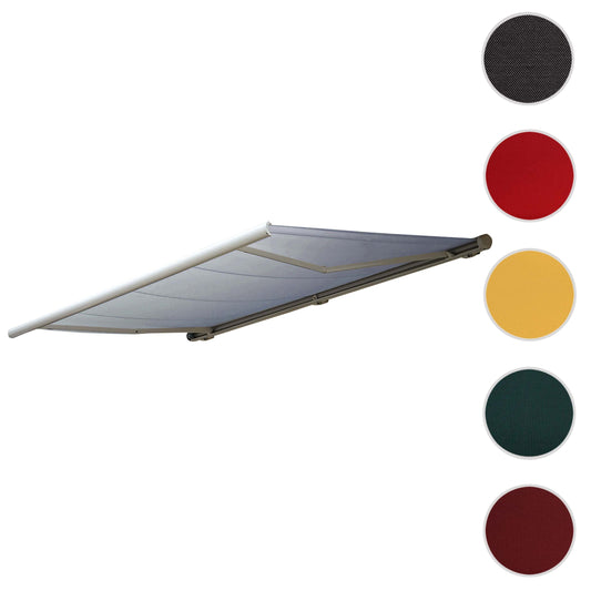 Cosmo Casa - Vervangende hoes luifel - Volledige cassette zonwering - 5x3m - Acryl crème