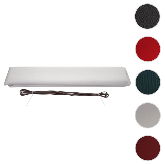 Cosmo Casa - Vervangende hoes voor luifel - Volledige cassette vervangende hoes zonwering - 6x3m - Acryl crème