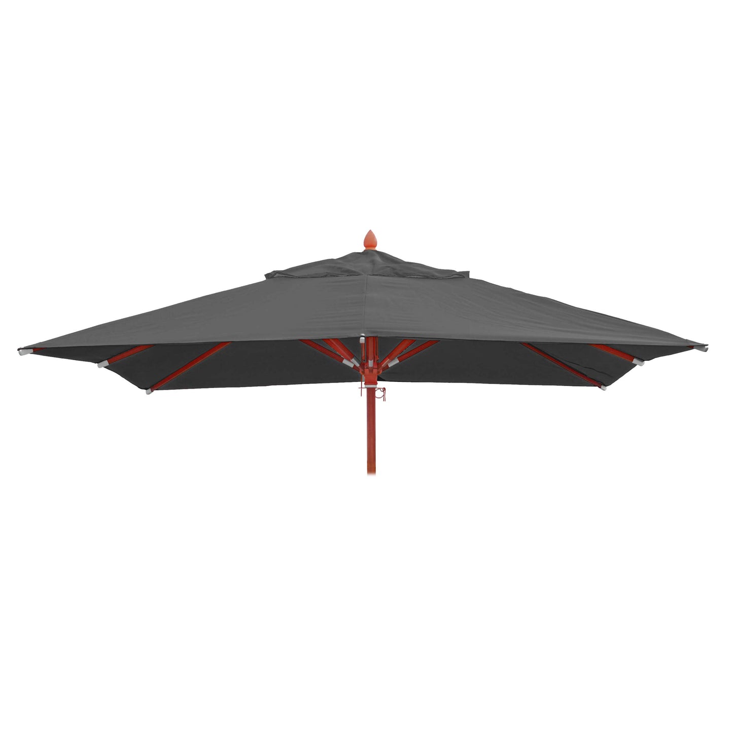 Cosmo Casa - Parasolhoes - Vierkante Vervanghoes voor Horeca Parasol - Polyester - Antraciet