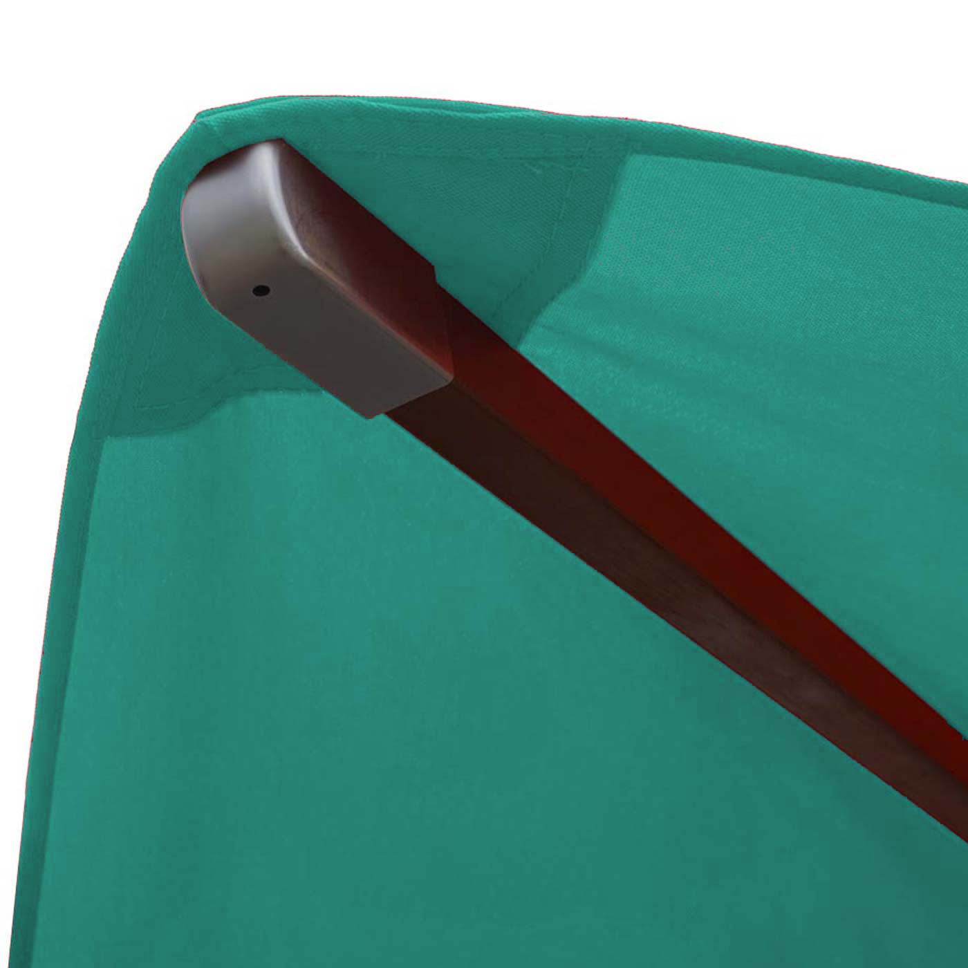 Cosmo Casa - Parasolhoes - Vierkante Vervanghoes voor Horeca Parasol - Polyester - Blauwgroen