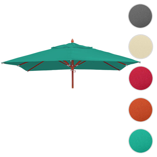 Cosmo Casa - Parasolhoes - Vierkante Vervanghoes voor Horeca Parasol - Polyester - Blauwgroen