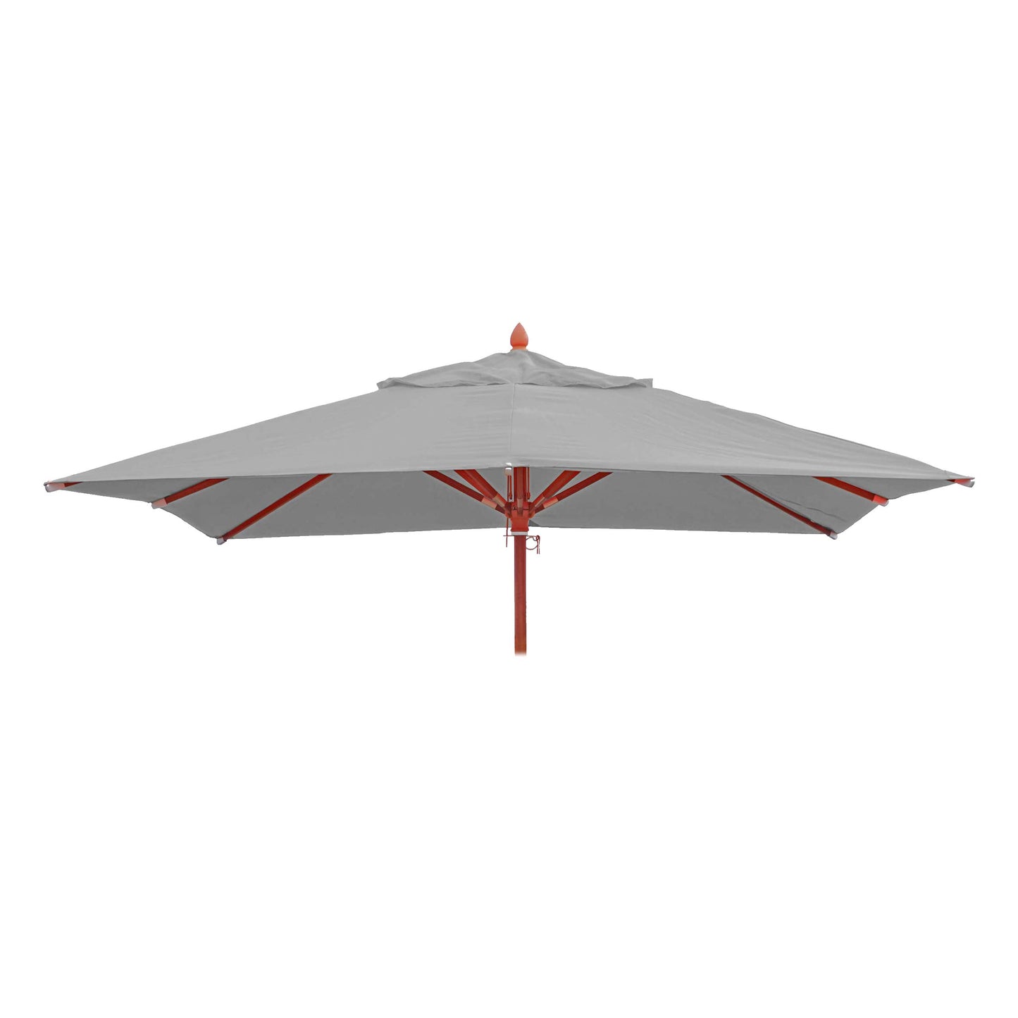 Cosmo Casa - Parasolhoes - Vierkante Vervanghoes voor Horeca Parasol - Polyester - Lichtgrijs