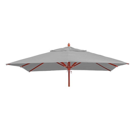 Cosmo Casa - Parasolhoes - Vierkante Vervanghoes voor Horeca Parasol - Polyester - Lichtgrijs