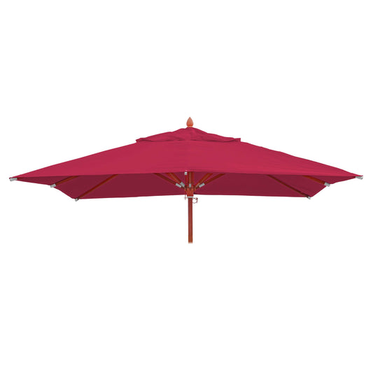 Cosmo Casa - Parasolhoes - Vierkante Vervanghoes voor Horeca Parasol - Polyester - Bordeauxrood