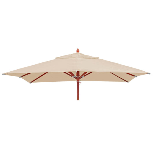 Cosmo Casa - Parasolhoes - Vierkante Vervanghoes voor Horeca Parasol - Polyester - Crème
