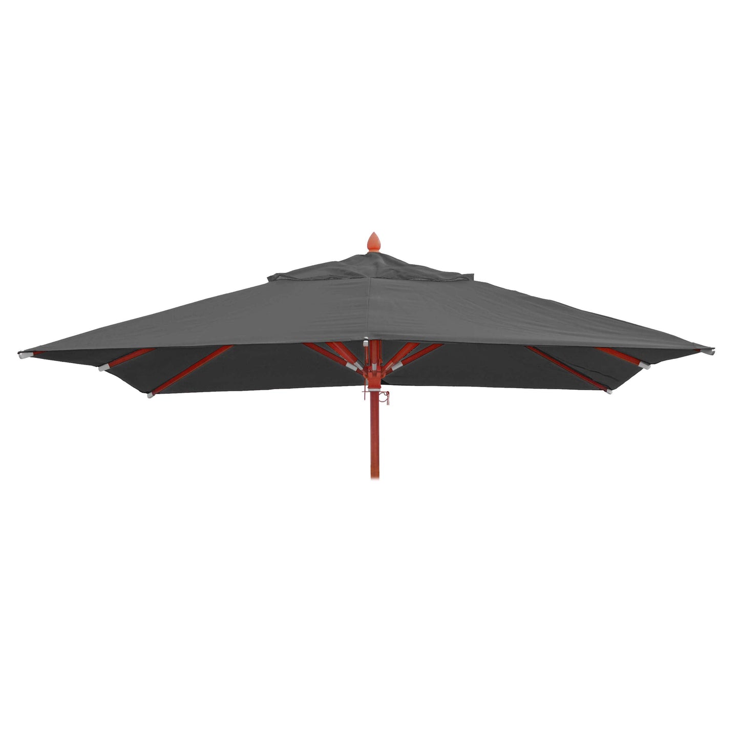 Cosmo Casa - Parasolhoes - Vierkante Vervanghoes voor Horeca Parasol - Polyester - Antraciet
