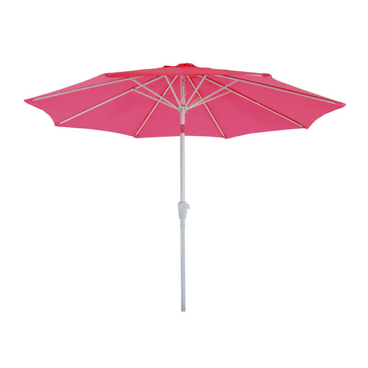 Cosmo Casa - Parasol - Tuinparasol - 3m kantelbaar - Polyester aluminium - 5kg - Roze