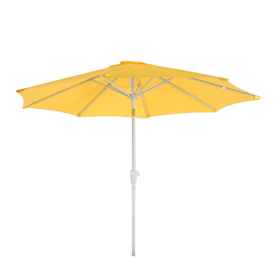Cosmo Casa - Parasol - Tuinparasol - 3m kantelbaar - Polyester aluminium - 5kg - Geel