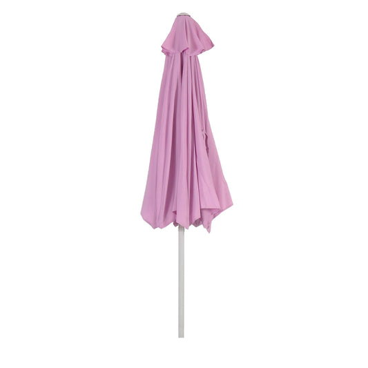 Cosmo Casa - Parasol - Tuinparasol - 2,7m Kantelbaar - Polyester Aluminium - 5kg - Lila