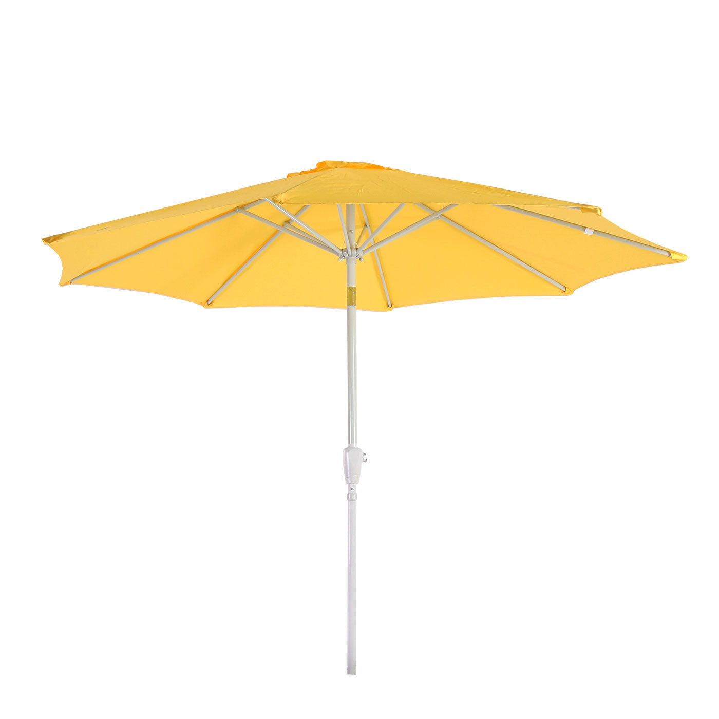 Cosmo Casa - Parasol - Tuinparasol - 2,7m Kantelbaar - Polyester Aluminium - 5kg - Geel