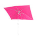 Cosmo Casa - Parasol - Tuinparasol - 2x3m rechthoekig kantelbaar - Polyester aluminium - 4,5kg - UV-bescherming 50+ - Roze
