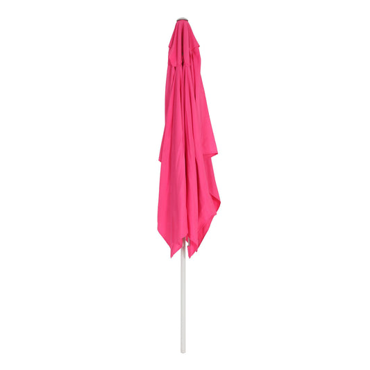 Cosmo Casa - Parasol - Tuinparasol - 2x3m rechthoekig kantelbaar - Polyester aluminium - 4,5kg - UV-bescherming 50+ - Roze