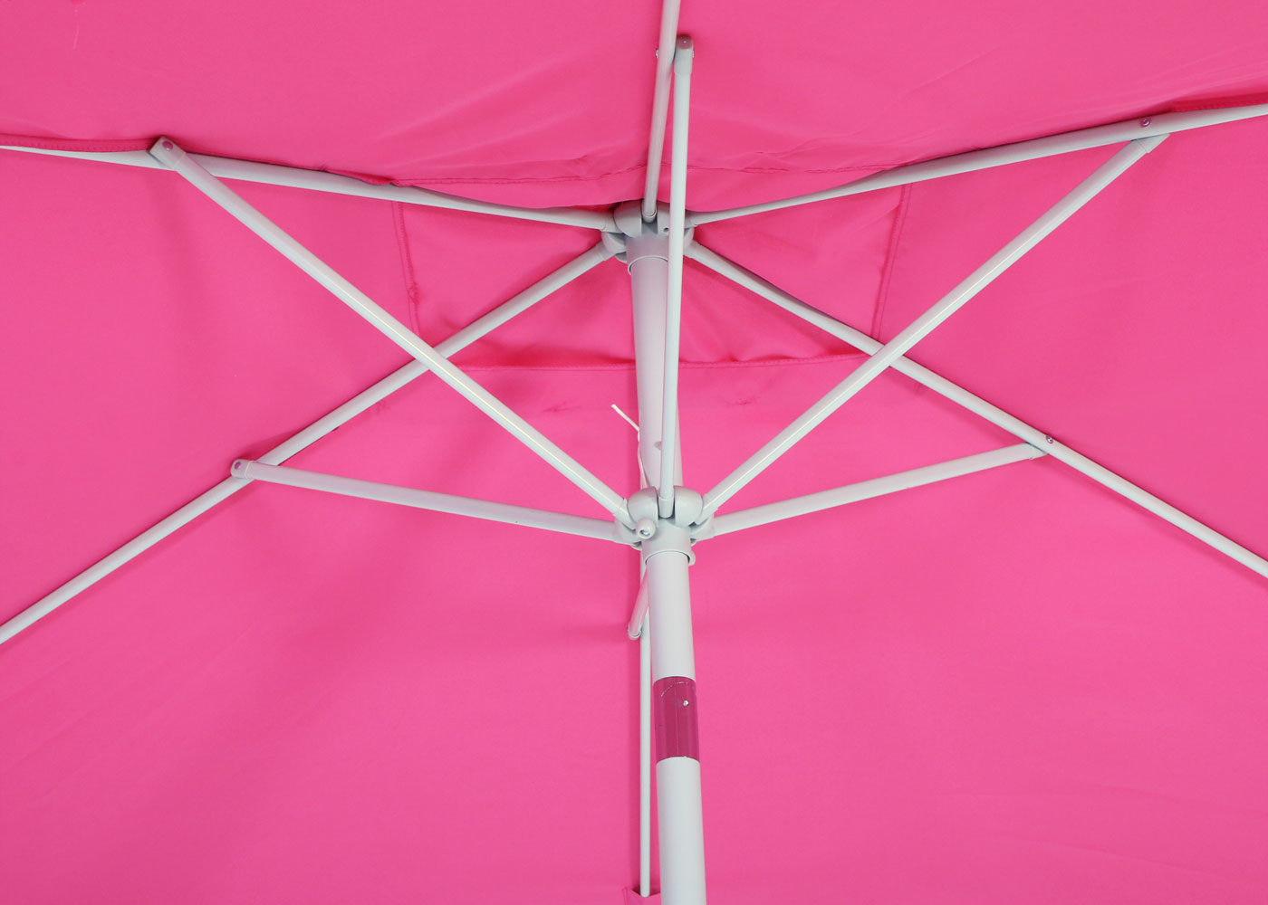 Cosmo Casa - Parasol - Tuinparasol - 2x3m rechthoekig kantelbaar - Polyester aluminium - 4,5kg - UV-bescherming 50+ - Roze