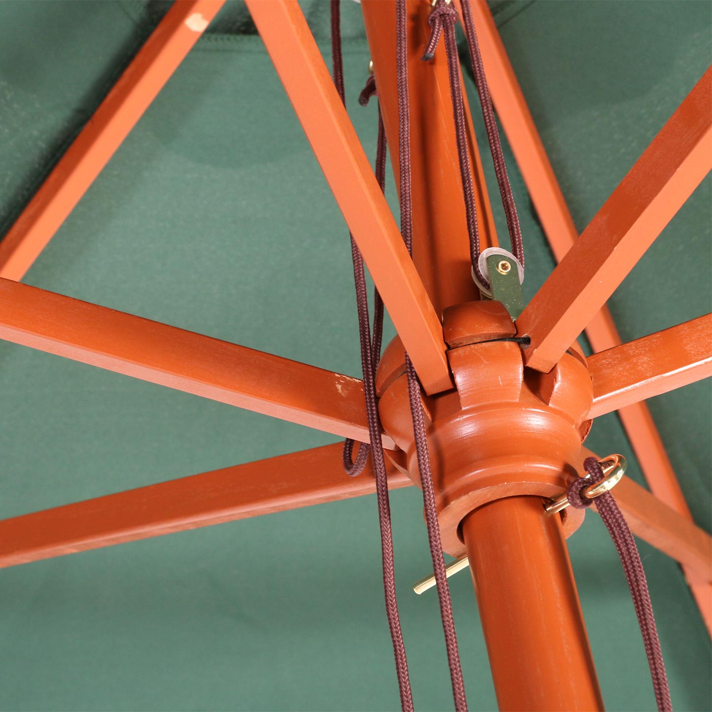 Cosmo Casa - Florida parasol - Tuinparasol marktparasol - 3m - Polyester hout - Olijfgroen