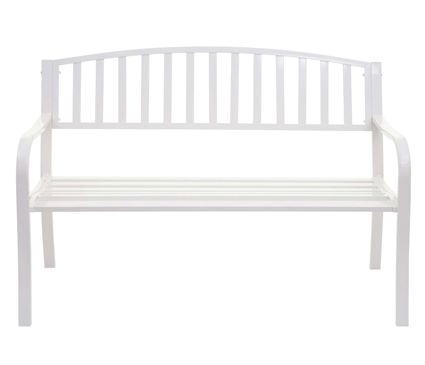 Cosmo Casa - Tuinbank - Parkbank - Gepoedercoat Staal - Wit