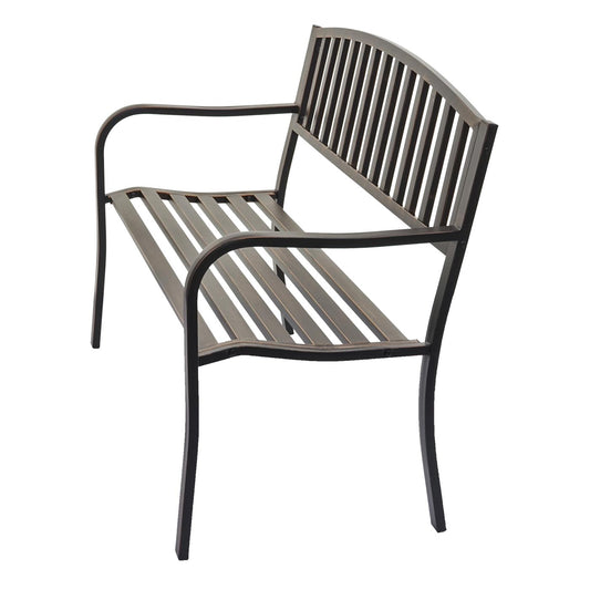 Cosmo Casa - Tuinbank - Parkbank - Gepoedercoat Staal - Vintage Brons