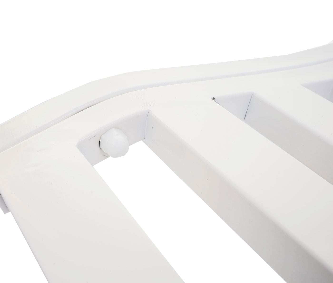 Cosmo Casa - Tuinbank - Parkbank - 2-zits - Gepoedercoat Staal - Wit