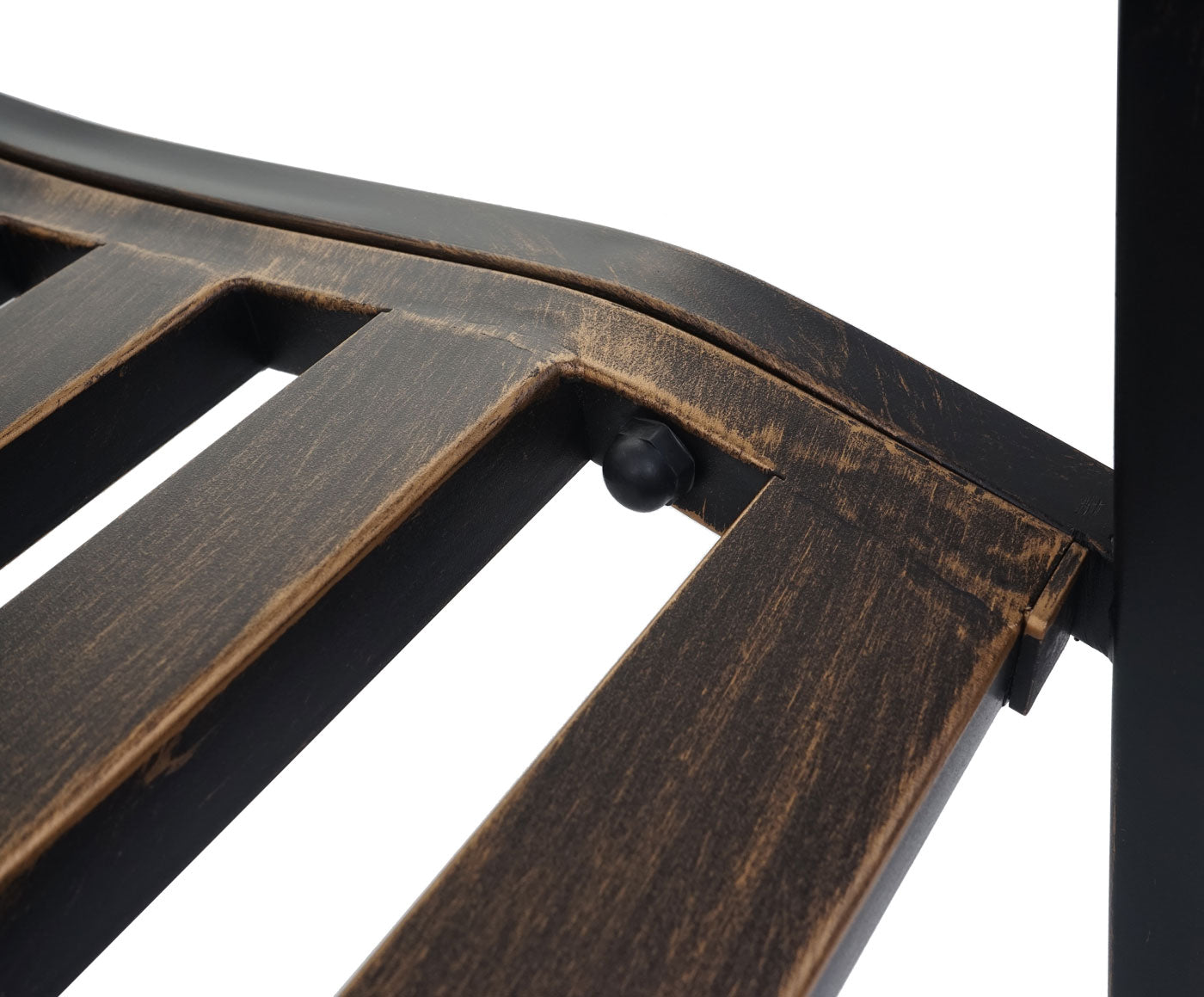 Cosmo Casa - Tuinbank - Parkbank - 2-zits - Gepoedercoat Staal - Vintage Brons