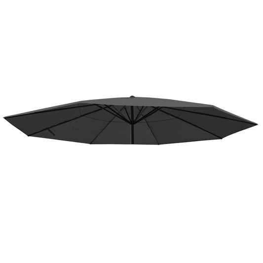Cosmo Casa - Hoes voor Parasol Meran Pro - Horecaparasol - 5m - Polyester - Antraciet