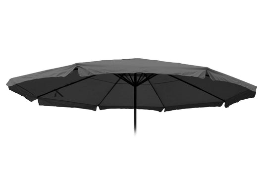Cosmo Casa - Vervanghoes voor Parasol Meran Pro - Met Volant - 5m - Polyester - Antraciet