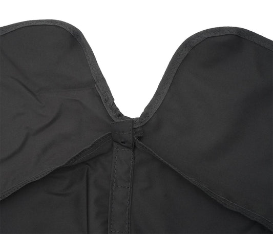 Cosmo Casa - Vervanghoes voor Parasol Meran Pro - Met Volant - 5m - Polyester - Antraciet