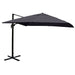 Cosmo Casa - Horeca Zweefparasol - Parasol - Polyester & Aluminium - Antraciet - 3×4 m/5 m - Zonder Voet, Draaibaar