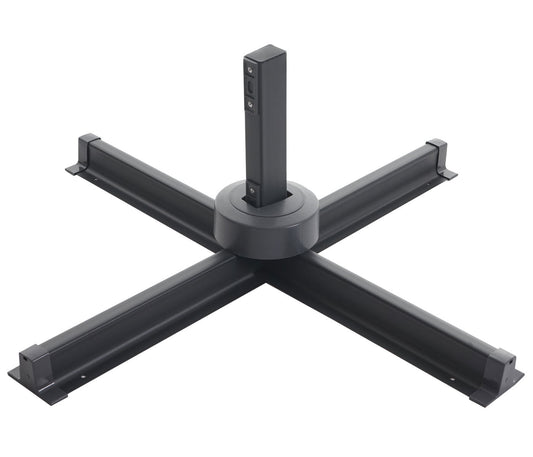 Cosmo Casa - Horeca Zweefparasol - Parasol met Klep - Polyester & Aluminium - Antraciet - 3×4 m/5 m - Zonder Voet