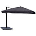 Cosmo Casa - Horeca Zweefparasol - Parasol met Klep - Polyester & Aluminium - Antraciet - 3×4 m/5 m - Met Standaard, Draaibaar