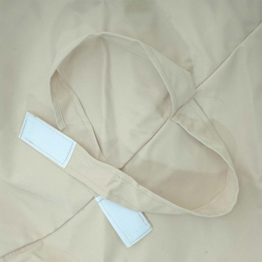 Cosmo Casa - Parasolhoes - Met volant - Polyester - Crème - 5 m