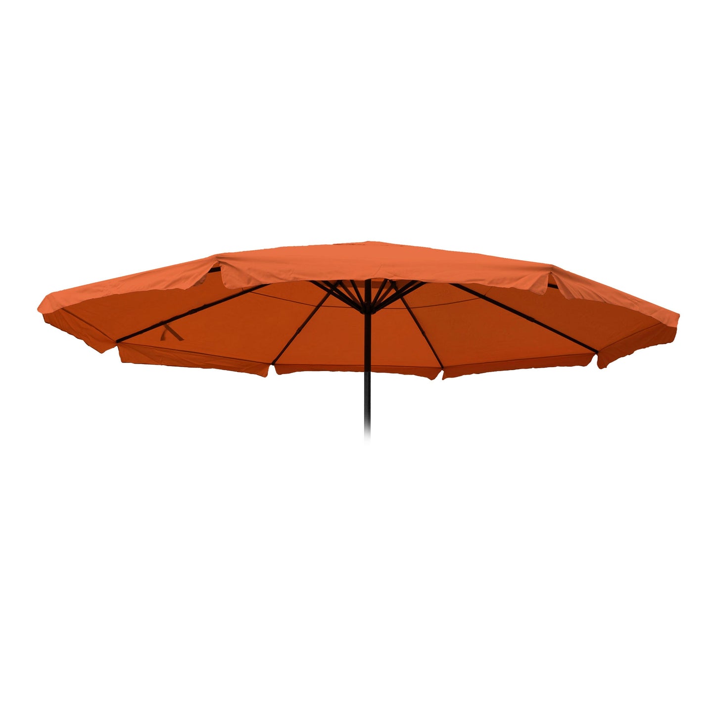 Cosmo Casa - Parasolhoes - Met volant - Polyester - Terracotta - 5 m