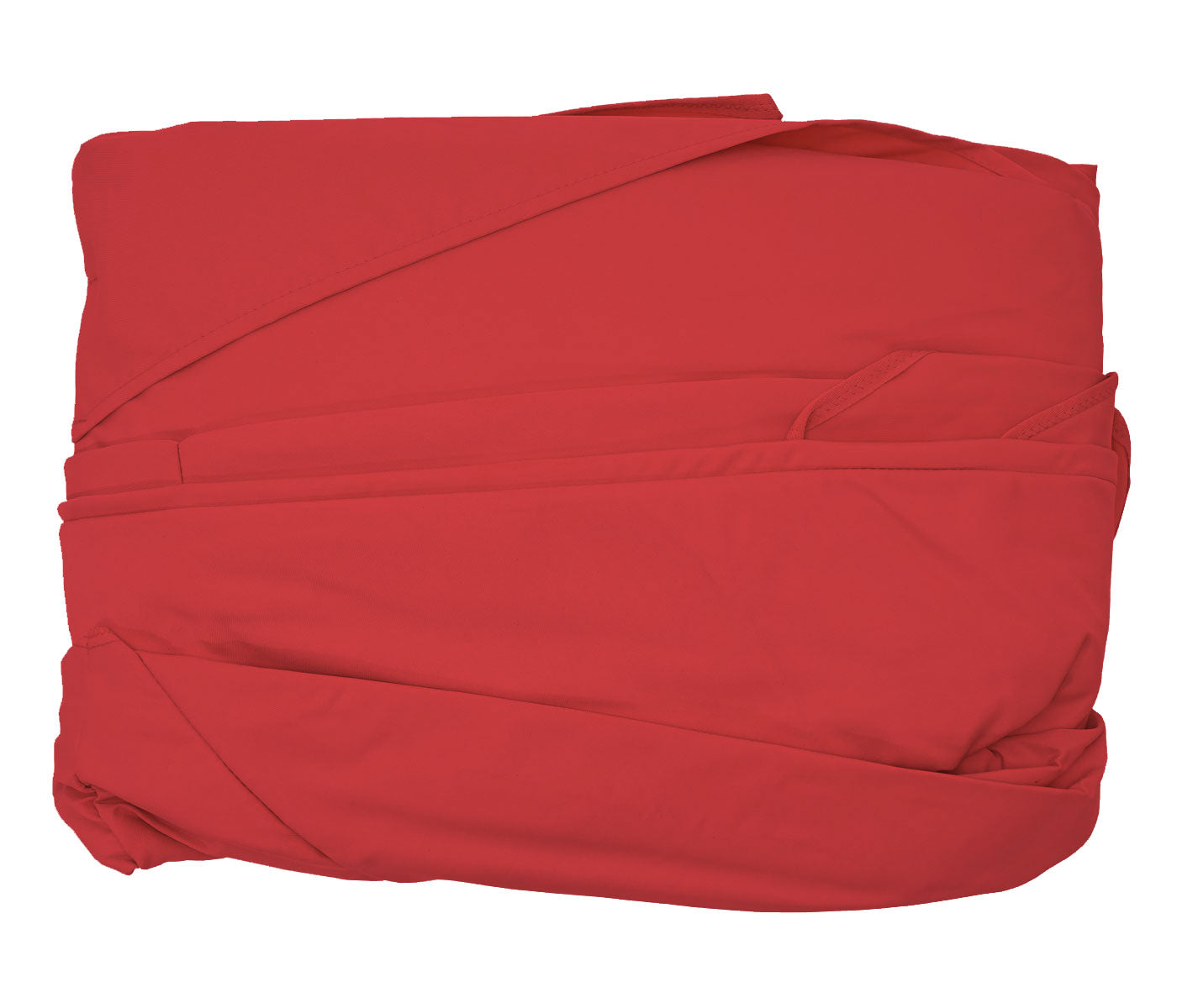 Cosmo Casa - Parasolhoes - Met volant - Polyester - Bordeaux - 5 m