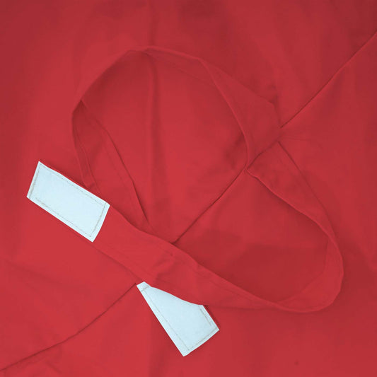 Cosmo Casa - Parasolhoes - Met volant - Polyester - Bordeaux - 5 m