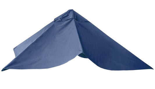 Cosmo Casa - Vervanghoes voor Luxe Zweefparasol - 3x4m (+5m) - Polyester - Blauw