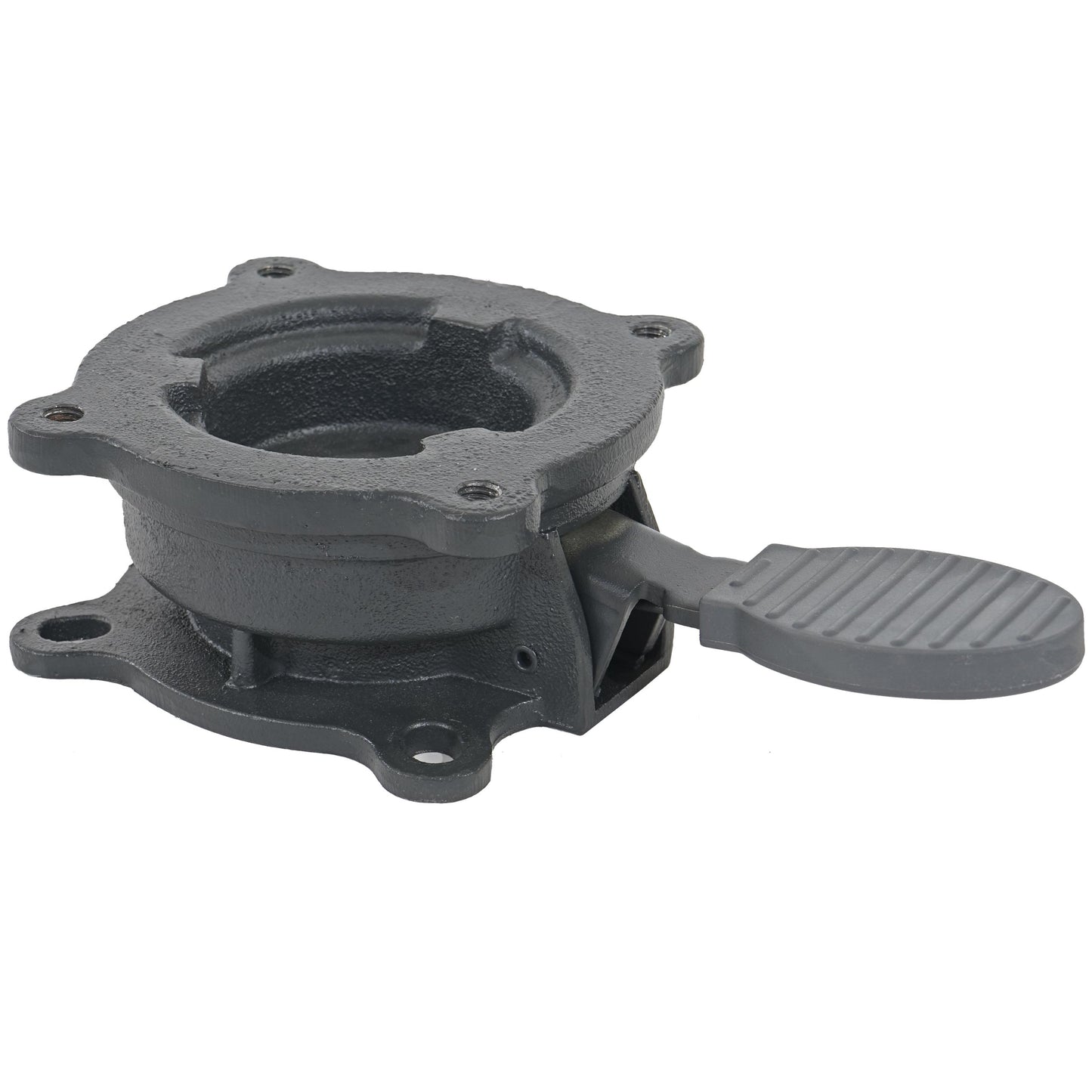 Cosmo Casa - Horeca Zweefparasol - Met Volant - Polyester - Aluminium/Staal - 3x3m - Crémegrijs - Met Draaibare Standaard