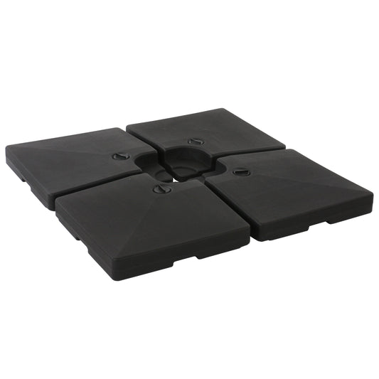 Cosmo Casa - Horeca Zweefparasol - Met Voet & Draaibaar - Polyester & Aluminium & Steel - Crèmegrijs - 3,5×3,5 m