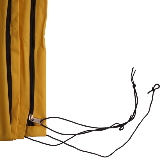 Cosmo Casa - Beschermhoes - Met ritssluiting - Textiel - Geel - 3×3 m