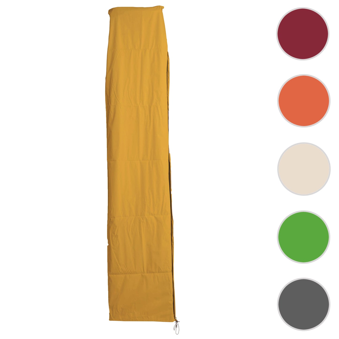 Cosmo Casa - Beschermhoes - Met ritssluiting - Textiel - Geel - 3×3 m