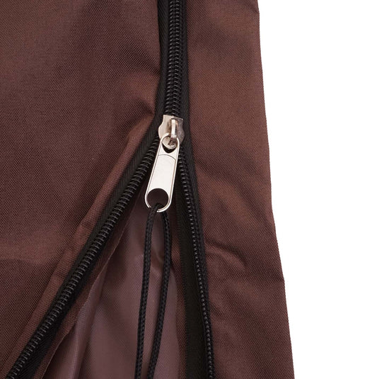 Cosmo Casa - Beschermhoes - Met ritssluiting - Textiel - Bruin - 3,5 m