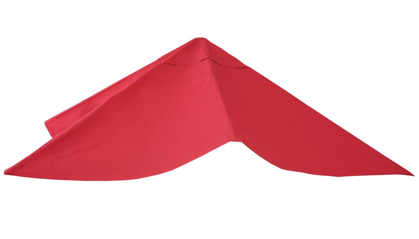 Cosmo Casa - Vervanghoes voor Luxe Zweefparasol - Tot 4,95m - Polyester - Rood