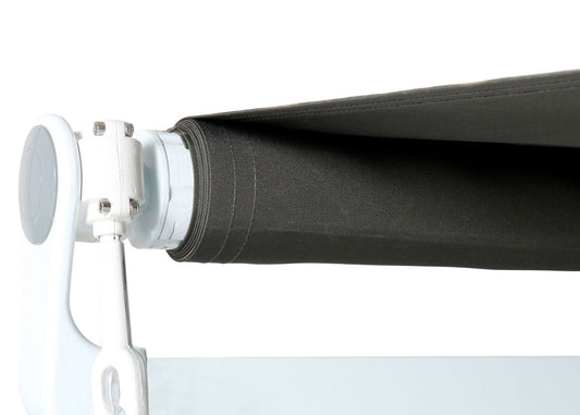 Cosmo Casa - Aluminium zonnescherm - Knikarm zonnescherm zonwering - 4,5x3m - Polyester antraciet