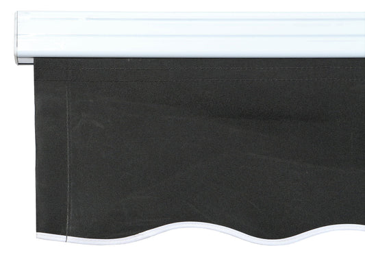 Cosmo Casa - Aluminium zonnescherm - Knikarm zonnescherm zonwering - 4,5x3m - Polyester antraciet