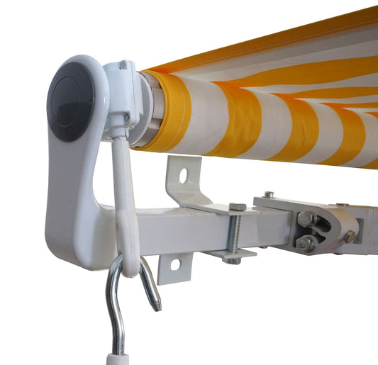 Cosmo Casa - Aluminium zonnescherm - Knikarm zonnescherm zonwering - 2,5x2m - Polyester antraciet