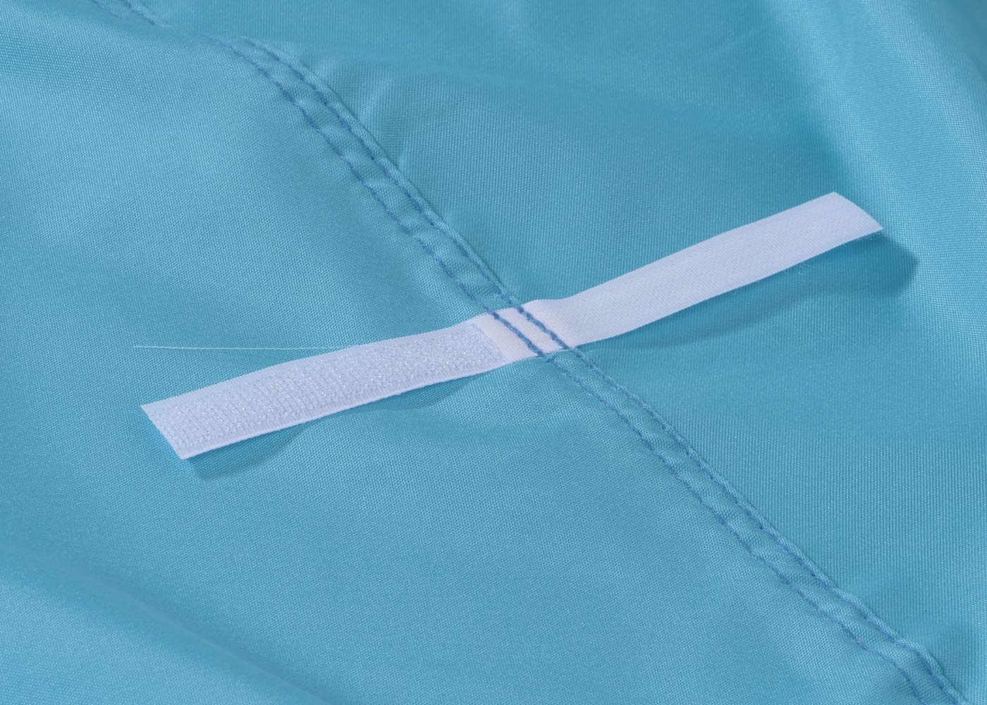 Cosmo Casa - Vervangende afdekking voor dakpergola paviljoen Almeria - Ø 3m - Turquoise