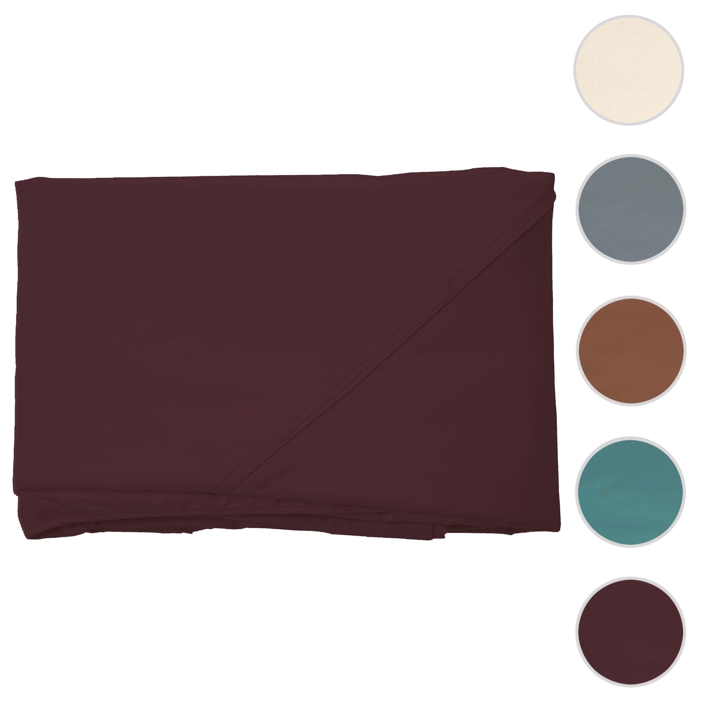 Cosmo Casa - Vervangende afdekking voor dakpergola paviljoen Almeria - Ø 3m - Roodbruin