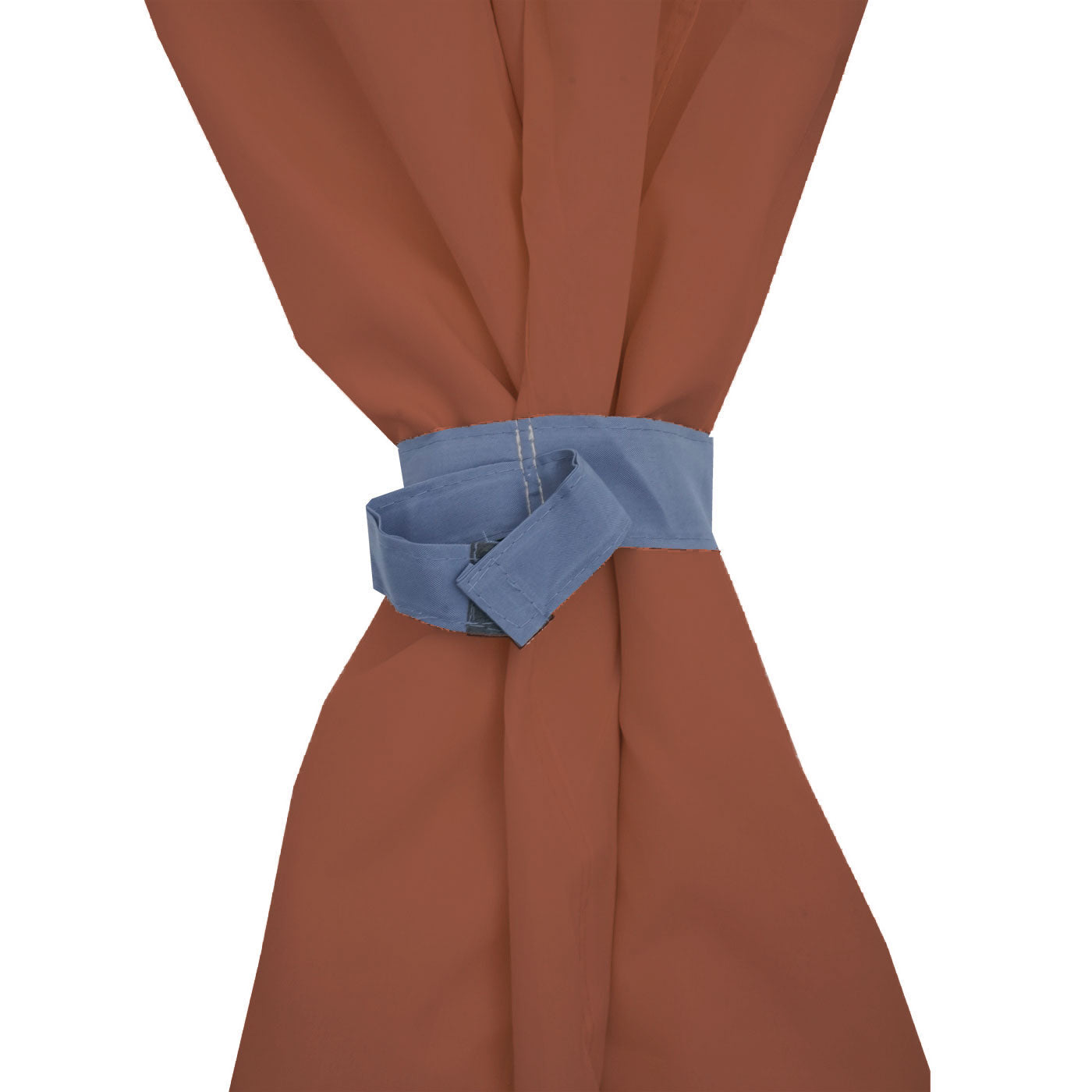 Cosmo Casa - Set van 4 zijwanden Pergola Cadiz - Vervangende zijwand prieel - 4x4m - Polyester terracotta-bruin