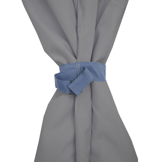 Cosmo Casa - Set van 4 Zijwanden voor Pergola Cadiz - Vervangende Paviljoenwand - 4x4m - Polyester - Lichtgrijs