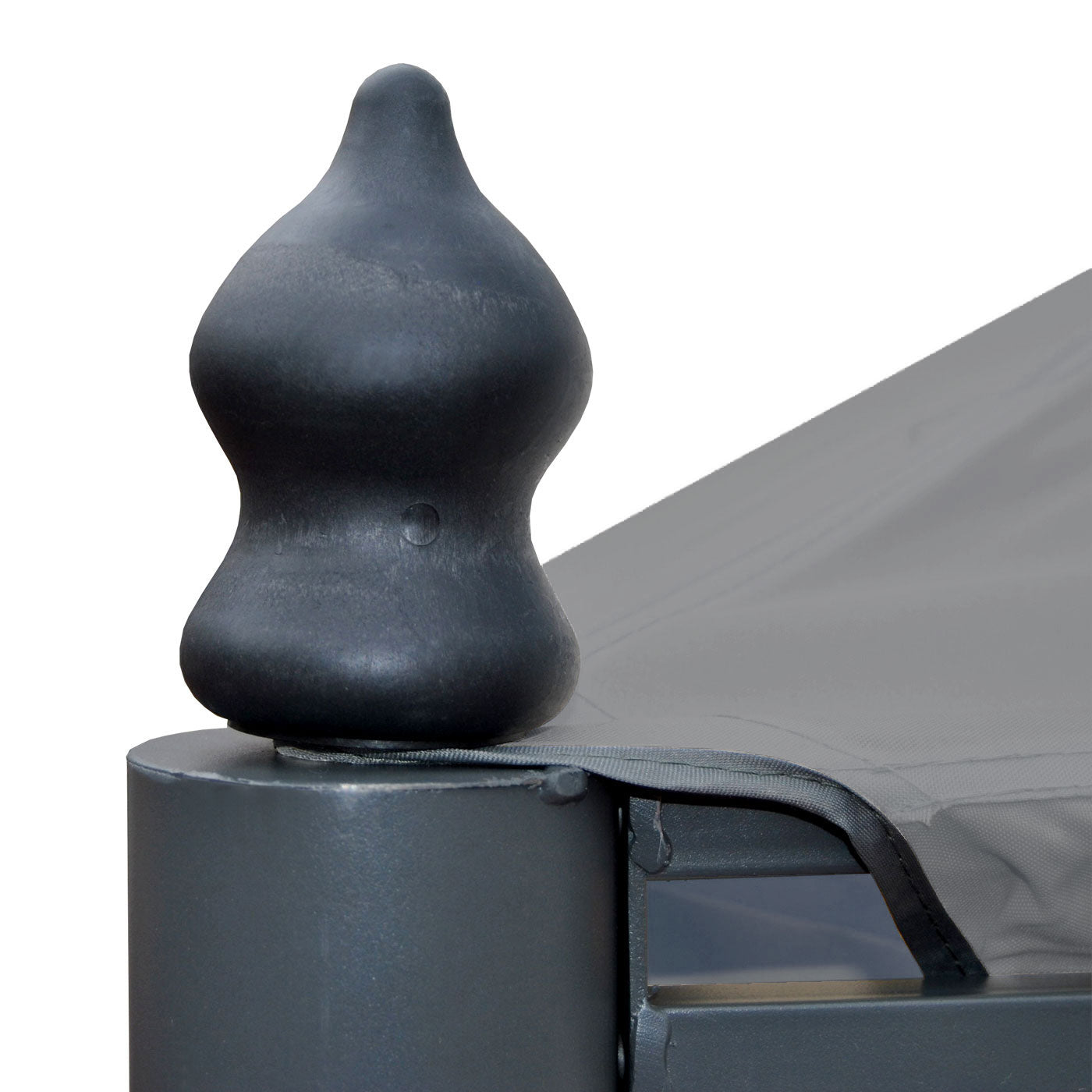 Cosmo Casa - Pergola Cadiz - Tuinpaviljoen - Stabiel 7cm Frame met Zijwand - 4x4m - Lichtgrijs