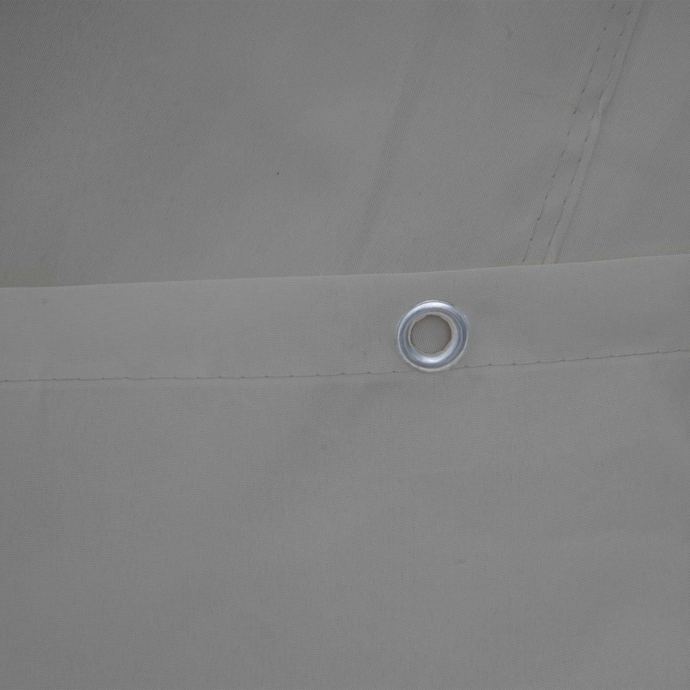 Cosmo Casa - Pergola Cadiz - Tuinpaviljoen - Stabiel 7cm Frame met Zijwand - 4x4m - Lichtgrijs